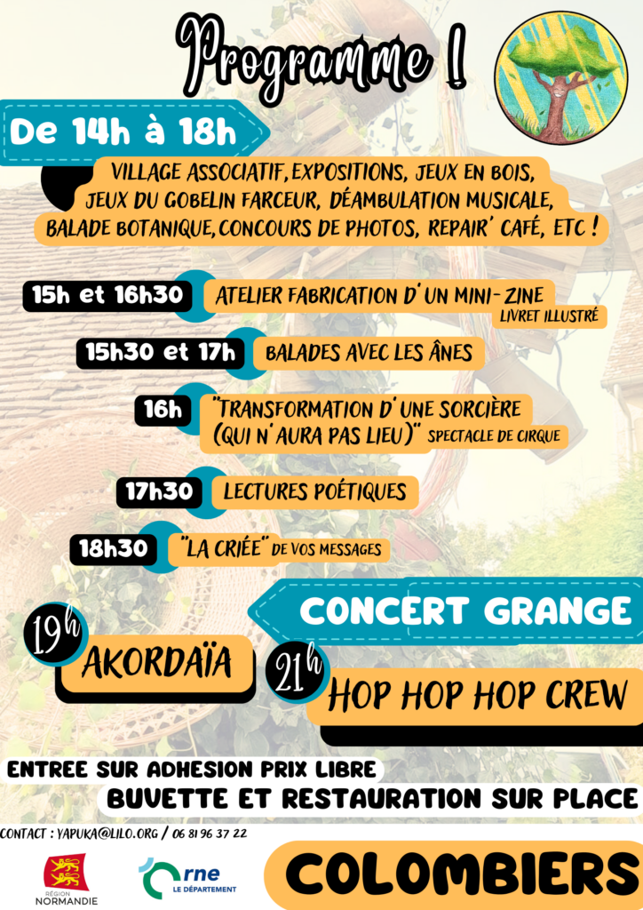 Programme fête du Chant des Arbres 2024