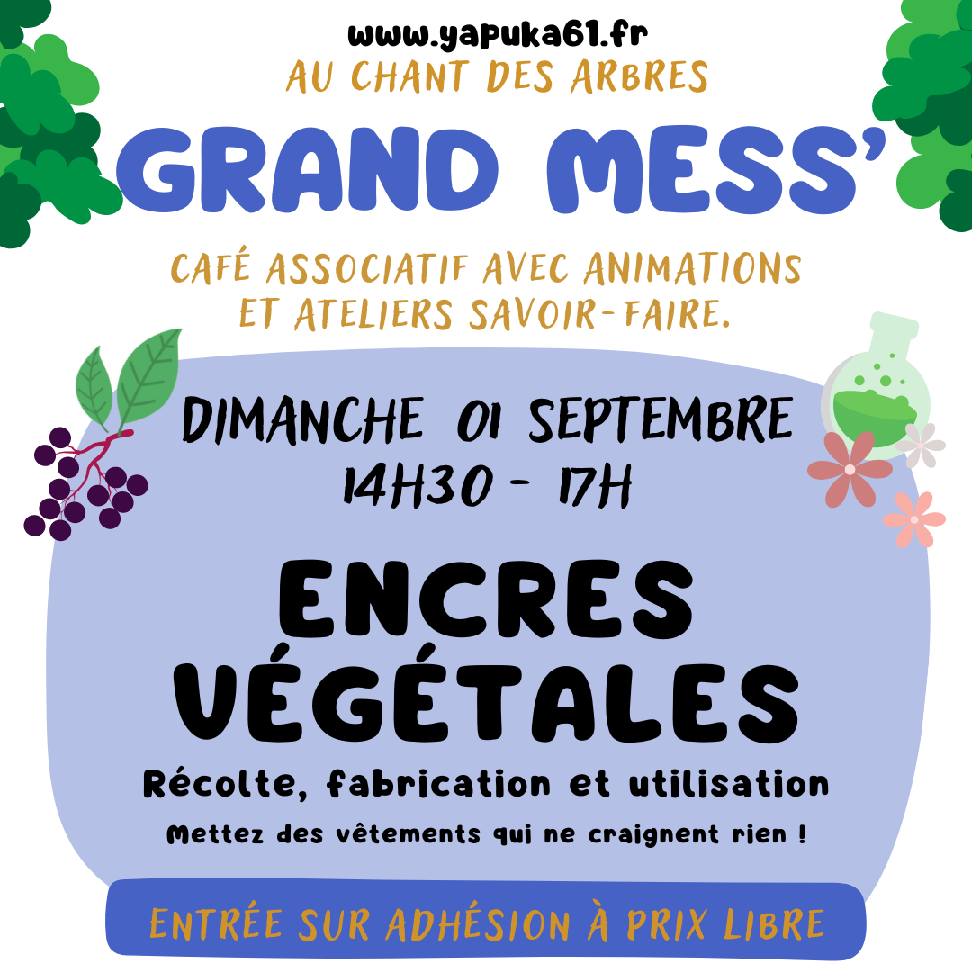 Grand Mess Encres végétales